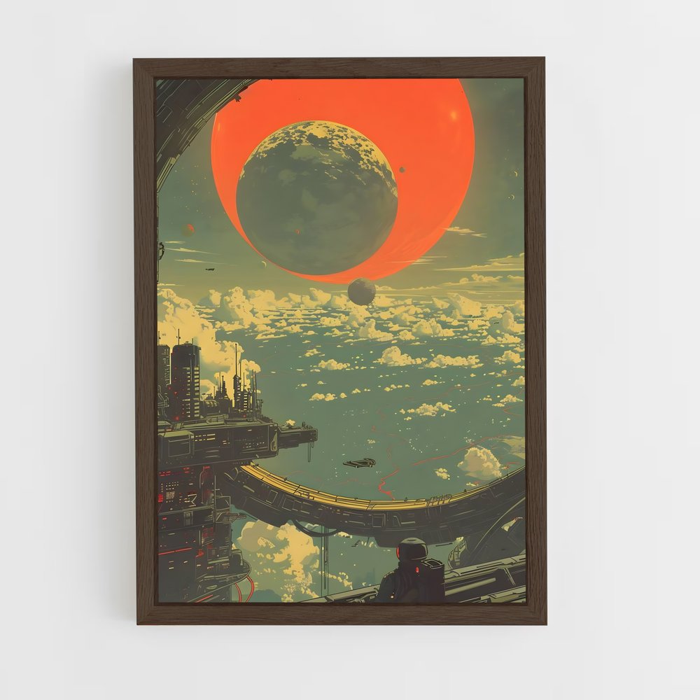 Poster Digital espace artistique captivant – affiche Art spatial (vue 5)